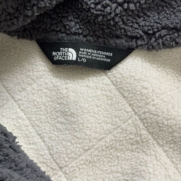 The North Face Women’s Rosie Sherpa Po Jacket Pullover Grey - Picture 6 of 15